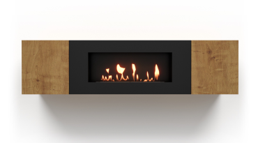 Тумба с биокамином Firelight BFP-P1600 дуб вотан